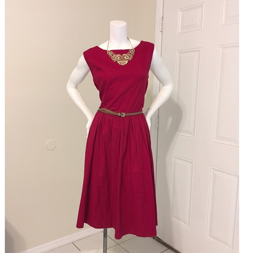 🌶NWT Lindy Bop Red Flare Dress🌶Tag Size: 2XL